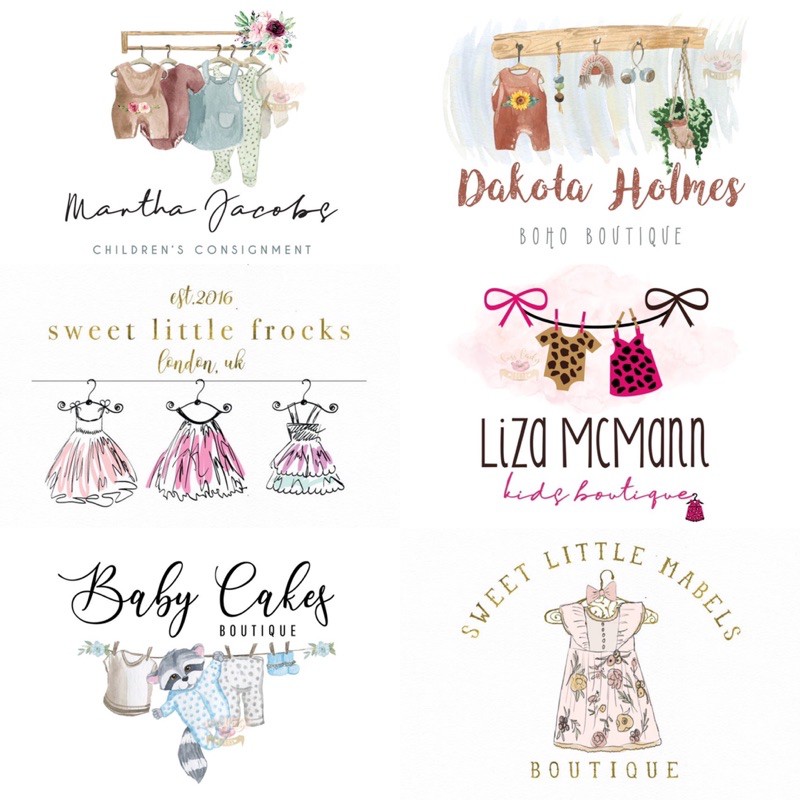 (DRAN KIDS FASHION) JASA BIKIN DESAIN LOGO OLSHOP DESIGN LOGO USAHA BISNIS MURAH