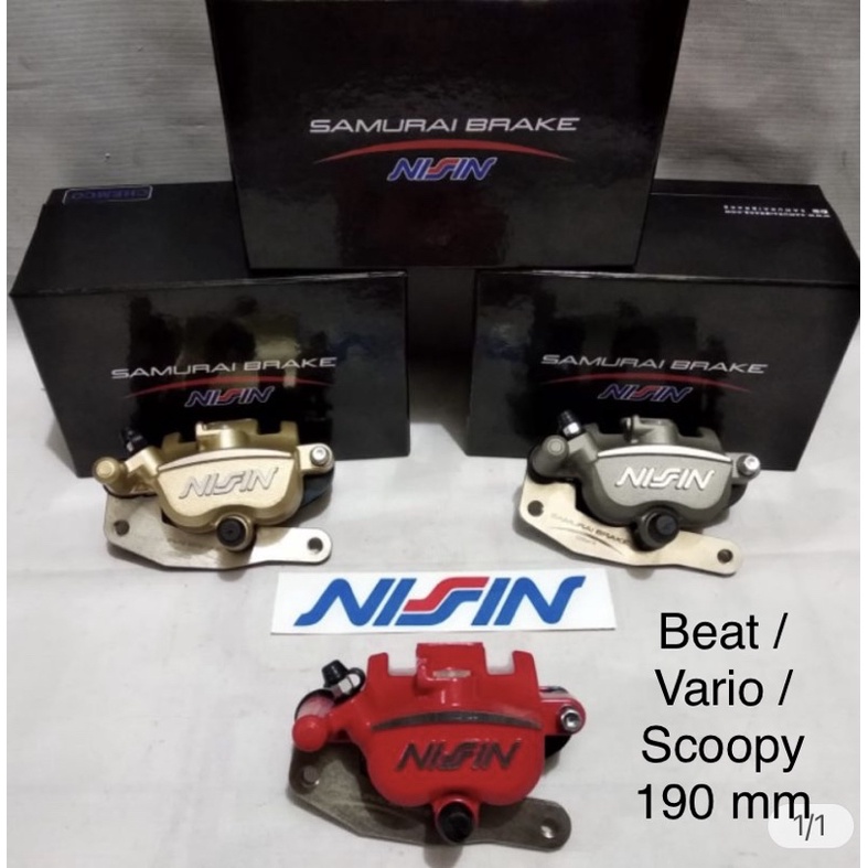Kaliper Nissin Samurai Beat / Vario / Scoopy 190 mm