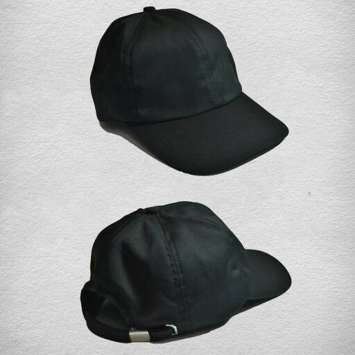 topi polo baseball cap polos clip belakang besi strap back AR076