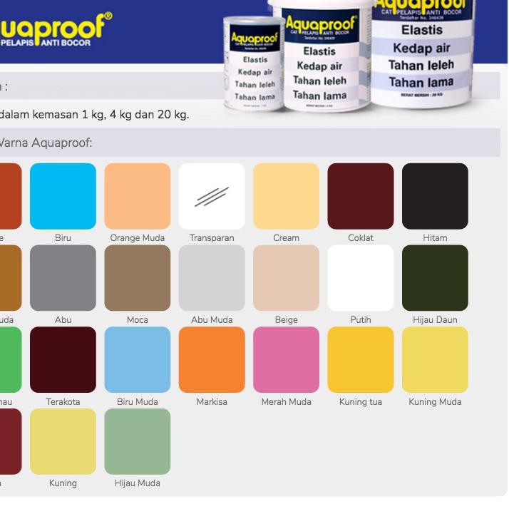 ➺ AQUAPROOF WATERPROOFING 4 KG ♂