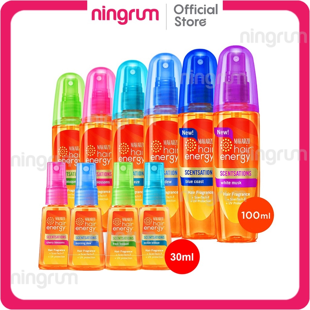 Ningrum - MAKARIZO Hair Energy Scentsations Hair Fragrance 30mL 100mL - Parfum Rambut Mist Perfume - 6302