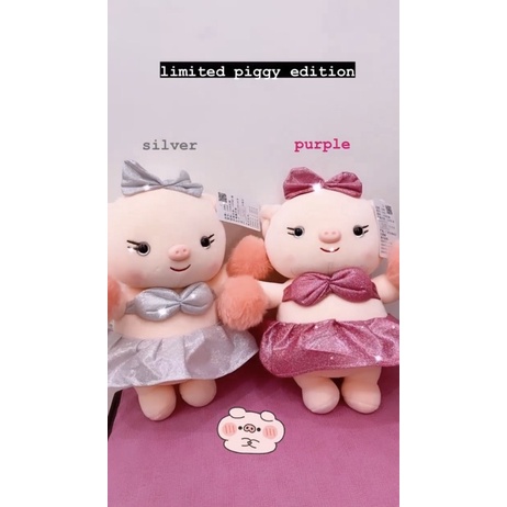 Boneka piggy cheerleader piggy