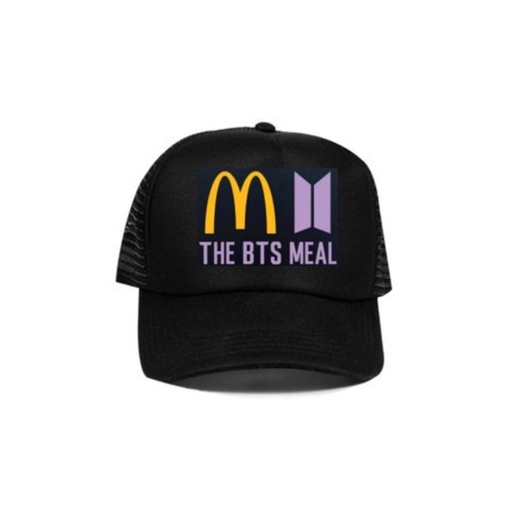 Topi Trucker Custom The BTS MEAL - Hitam