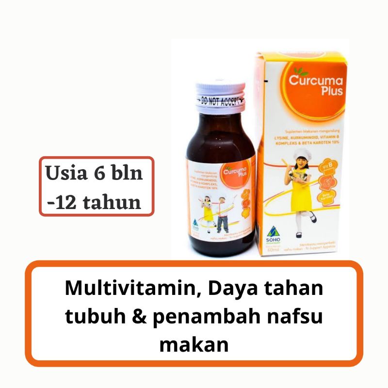 CURCUMA PLUS NAFSU MAKAN  RASA JERUK