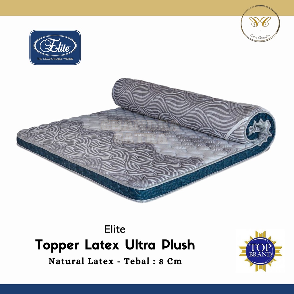 Elite Topper Latex Ultra Plush 120 x 200 Cm / Topper Elite Latex / Topper Matras / Topper Kasur / La