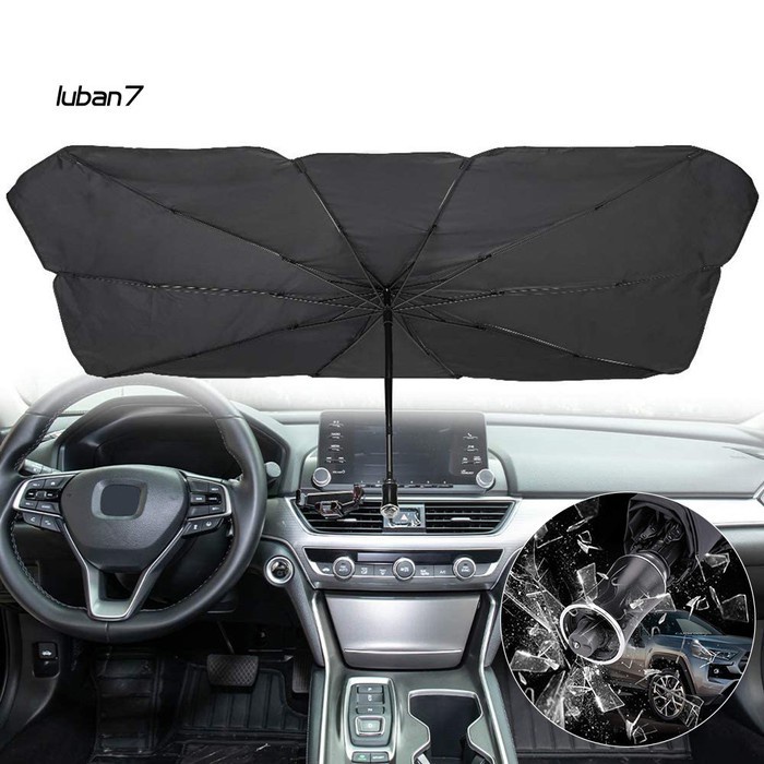 Payung Pelindung Anti Panas Sinar Uv Kaca Mobil Umbrella Sunshade Ke19