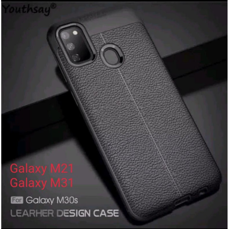 Casing Samsung Galaxy M31 / M21 / M30S Softcase Autofocus Leather Case Auto Focus