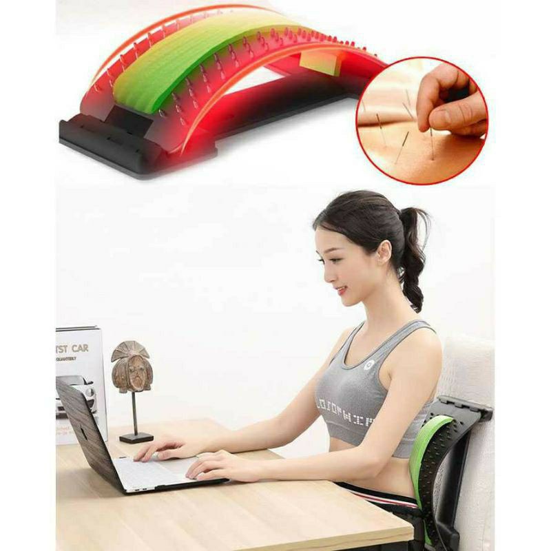 Alat Kesehatan / Sandaran Terapi Relaxsasi Punggung Lumbar Spinal Relax Ortho Stretcher Magnetic