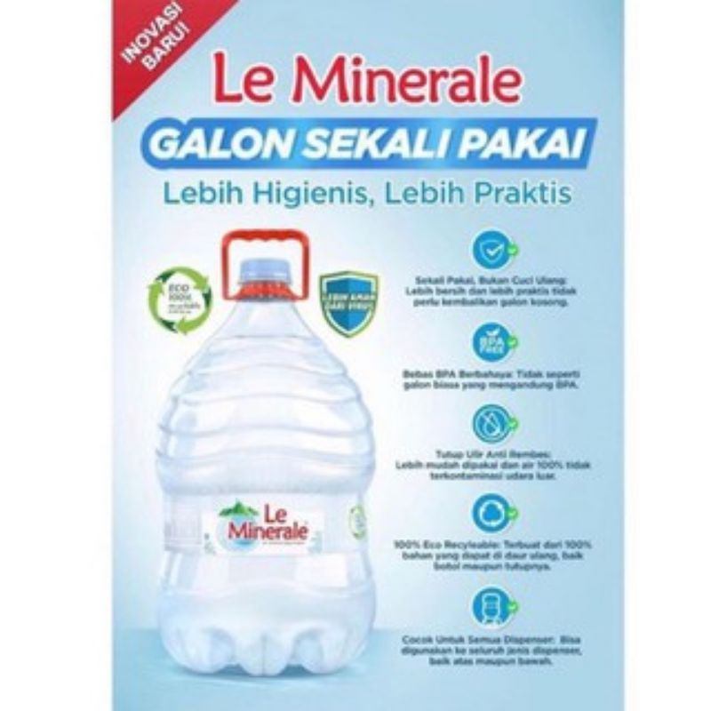 

Le Mineral Galon 15Liter