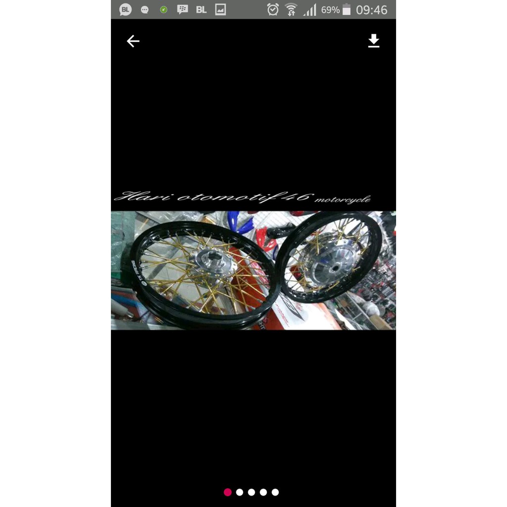 spaket velg tk 140 160 ring 16 plus ban dan piringan Terbaik