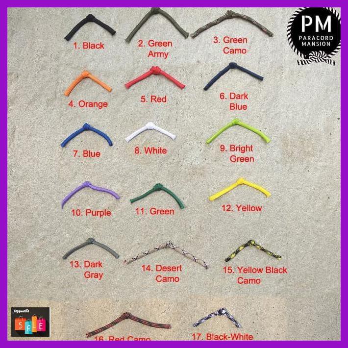 

DOCUMENTO- LANYARD ID CARD TALI LEHER NAME TAG TALI PARACORD WITH MINI BUCKLE -ASLIII.