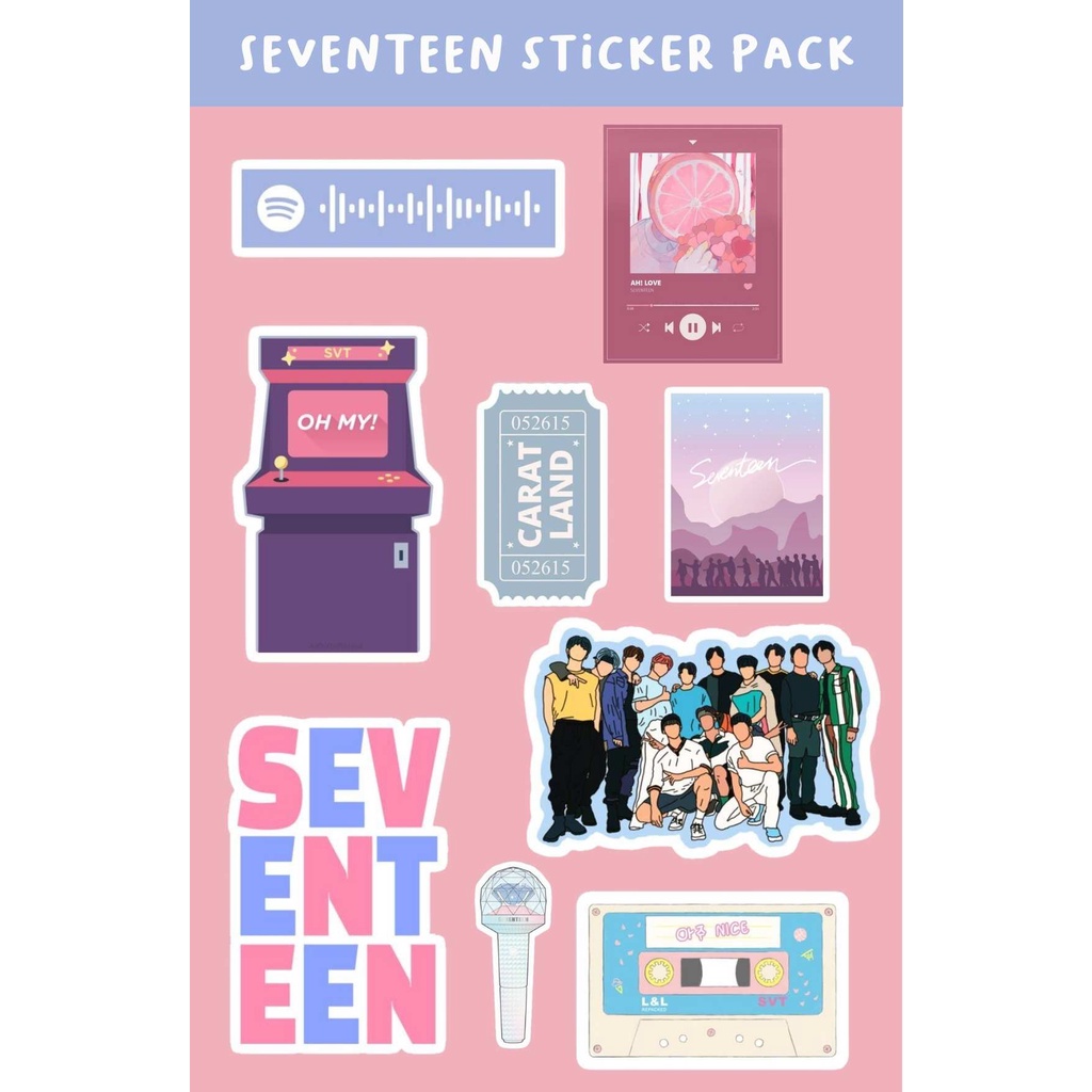 

Sticker SEVENTEEN kpop cute journaling carat aesthetic