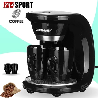 NVsport Mesin Kopi Espresso Machine Coffee Maker Alat Pembuat Kopi Expresso Mini Portable Foam Double Cup