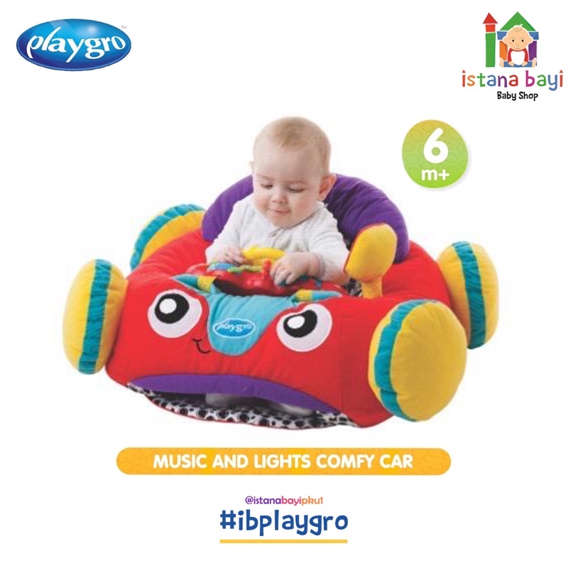 Playgro Music And Lights Comfy Car - Mainan anak