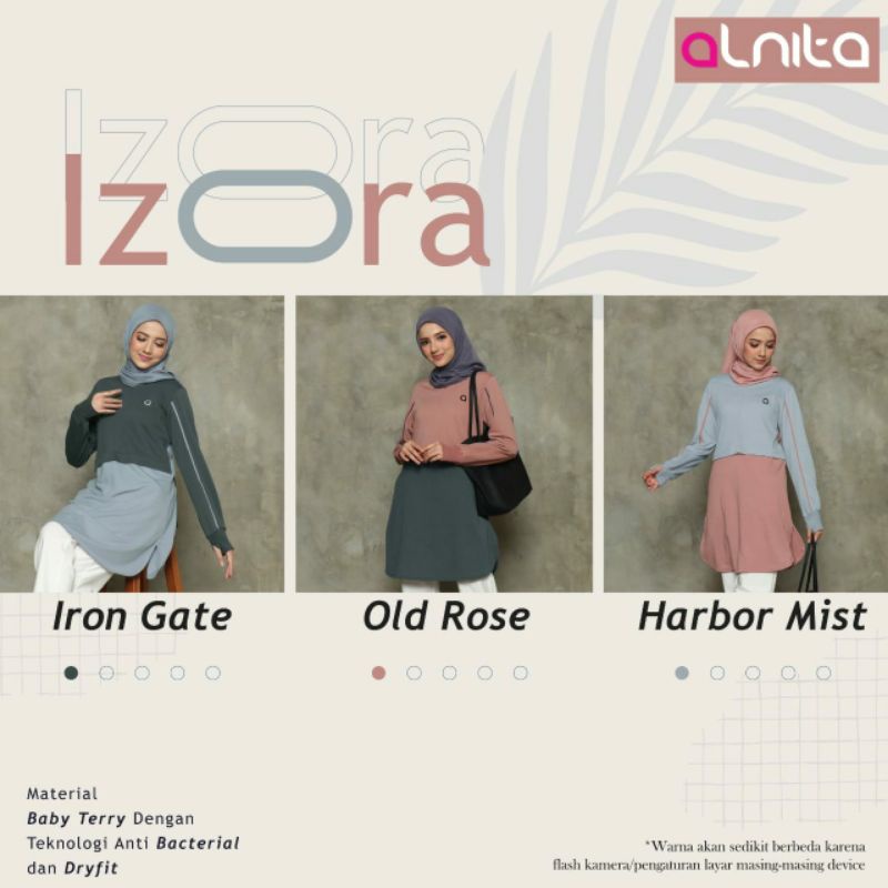 ATASAN ALNITA IZORA / ATASAN BEST SELLER / ATASAN MURAH / IZORA ALNITA / NEW ATASAN ALNITA