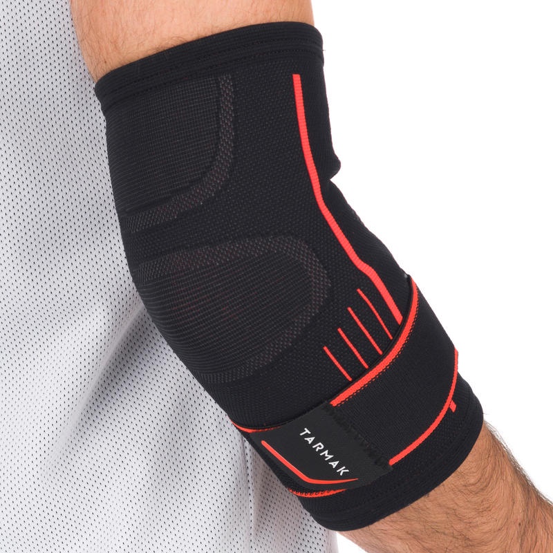 Decathlon Tarmak Mid 500 Right/Left Men'S/Women'S Elbow Support Hitam 8358395