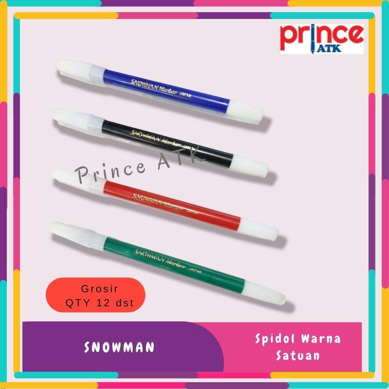 

SNOWMAN SPIDOL WARNA KECIL SATUAN