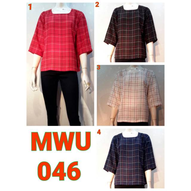 ATASAN MWU MOTIF KOTAK KOTAK