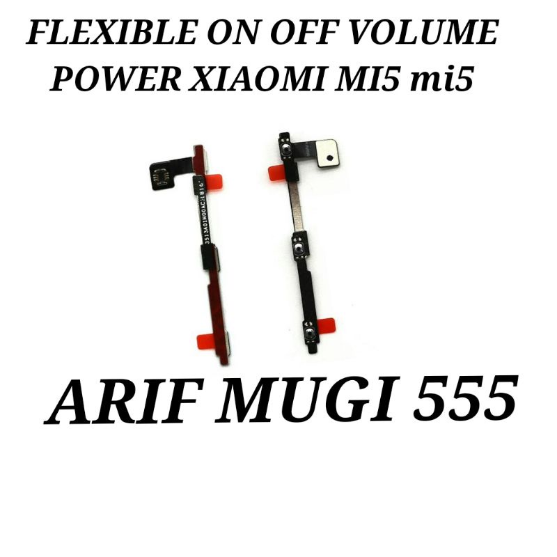 Flexible Flexible Power On Off Volume Xiaomi Mi5 Original