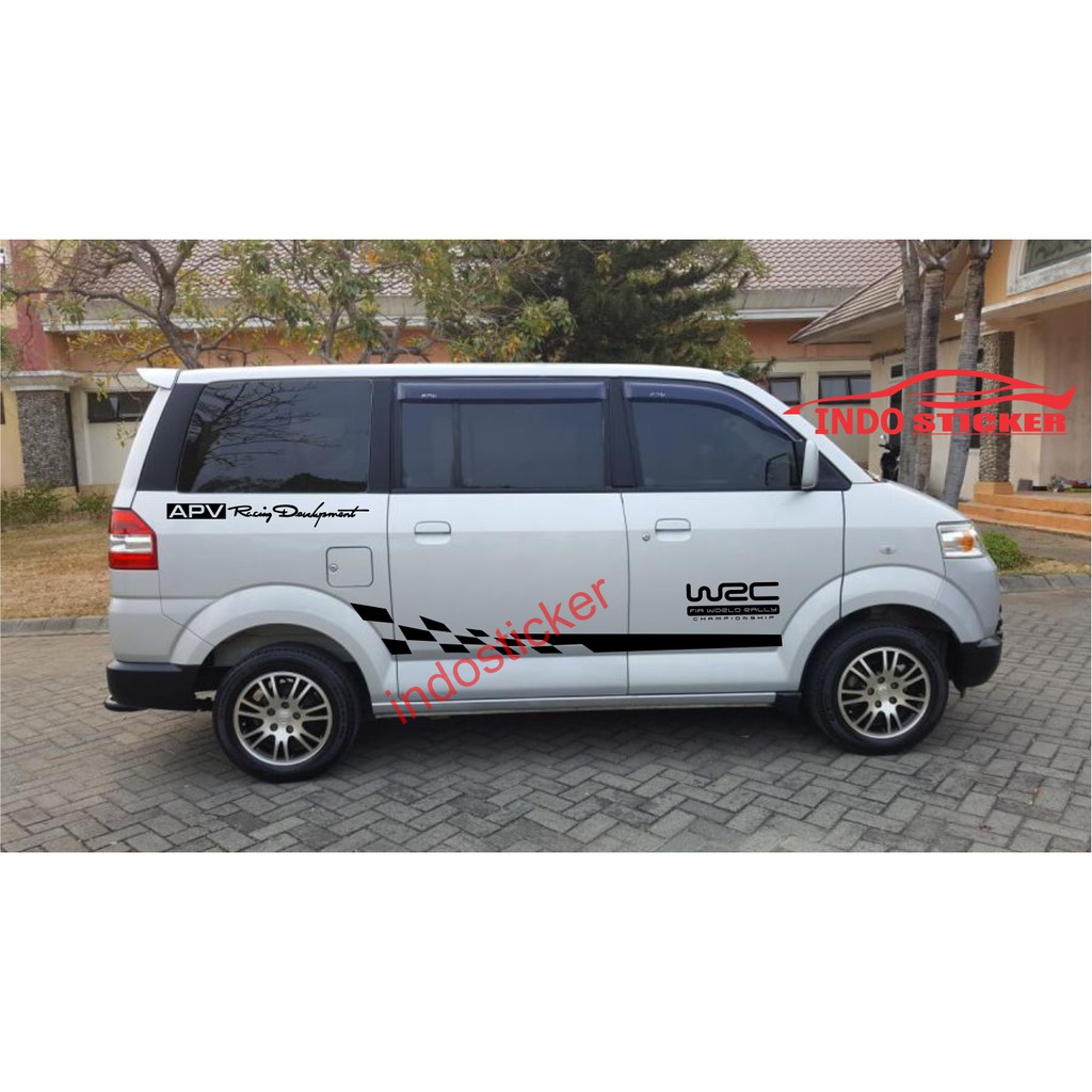 cutting stiker mobil apv sticker list body mobil apv