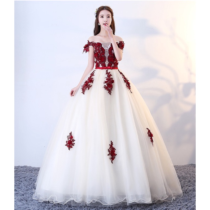 Gaun Pengantin 0421118 Biru Sabrina Wedding Gown