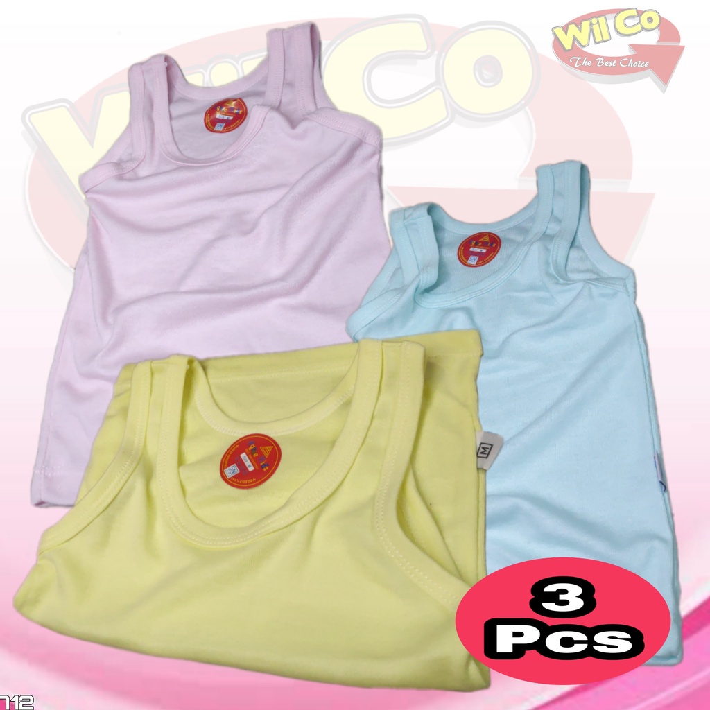 K712T - (Dijual Per 3 Pcs) SINGLET KAOS DALAM ANAK PAKAIAN DALAM ANAK AGREE USIA 1 - 7 TAHUN