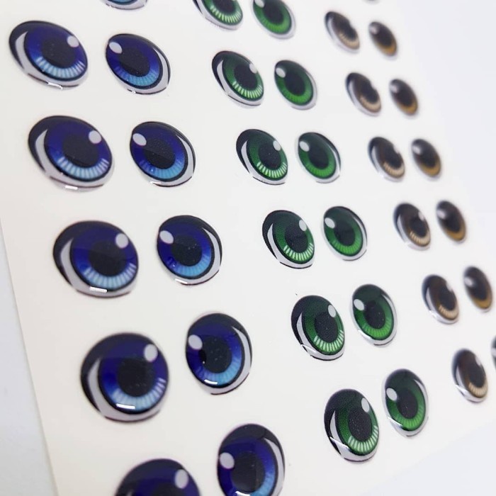 

KUE-PENGHIAS-ALAT- ROUND EYES 3D STICKER - BIRU -ALAT-PENGHIAS-KUE.