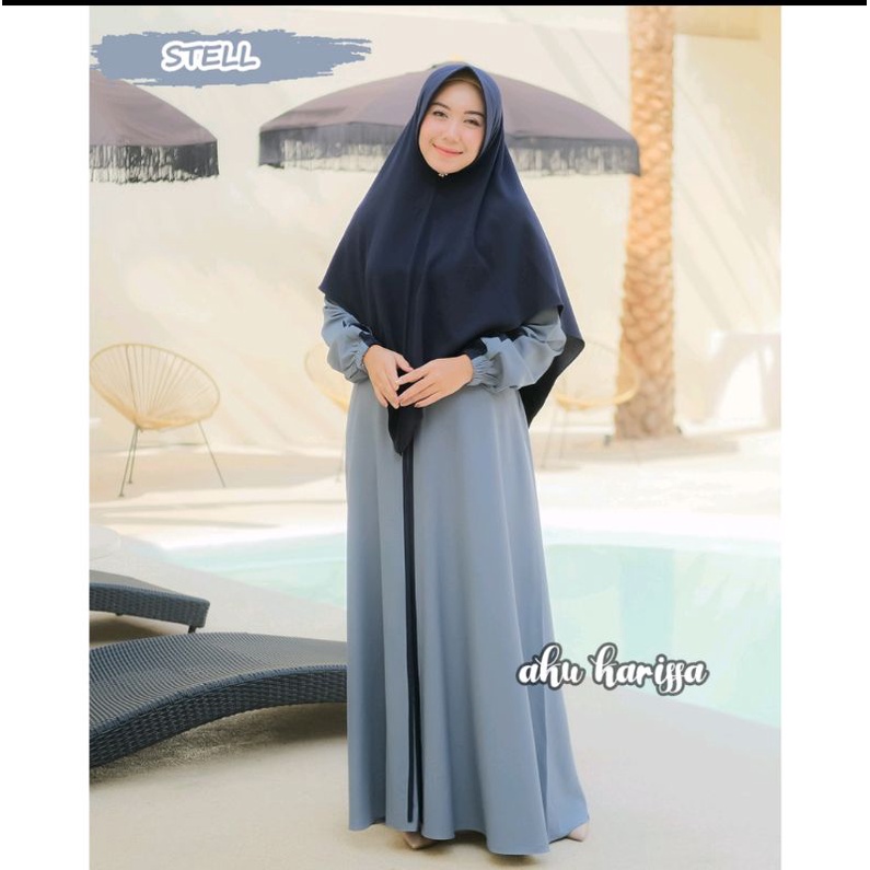 READY HANIZA SET SYAR'I AKU KARISSA//GAMIS BEST SELLER-Stell