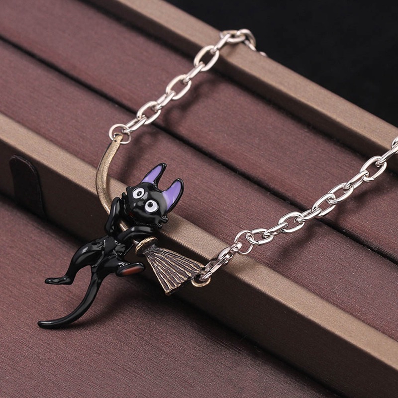 Kalung Rantai dengan Liontin Studio Ghibli Kiki's Delivery Service jiji