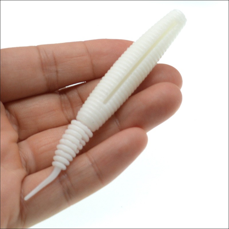 1Pcs Softworm Umpan Pancing Luminous 10cm 7.5g Swimbait Fishing Lure Umpan lembut Jigging Kail Bass Wobbler Jigging Tackle