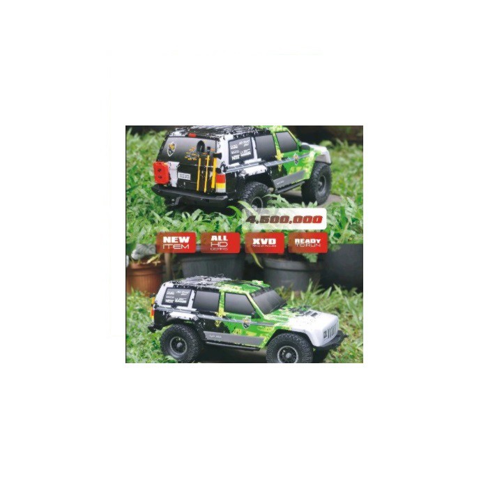 FS Racing FreeMan Jeep Cherokee Black 4WD RTR RC Scale Adventure
