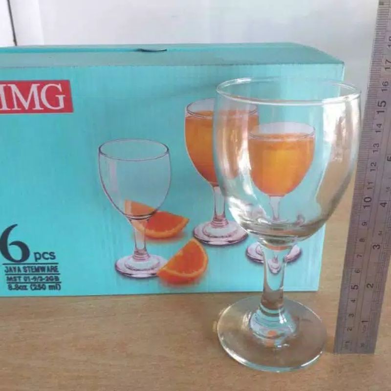 Jual Gelas Kaki Kaca Maspion Goblet Murah Shopee Indonesia 2115