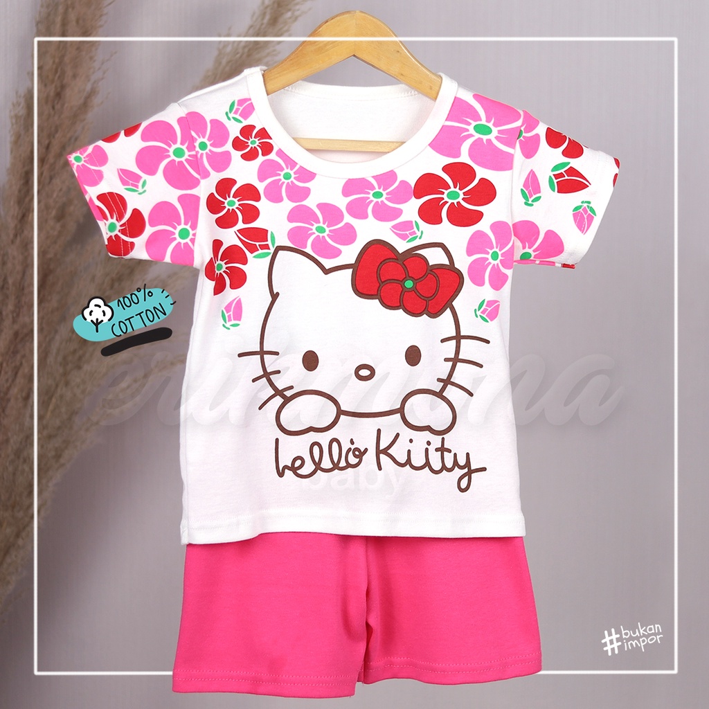 ❤️ setelan anak baju bayi baju anak cewe 1y 2y 3y hello kitty lucu murah ❤️