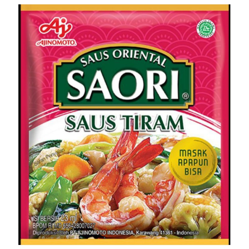 

SAORI SAUS TIRAM 23ml (10 bungkus/SERENTENG)