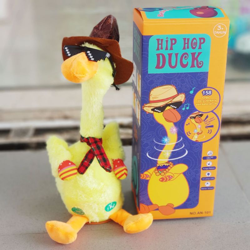 hip hop duck dancing bebek joget bebek goyang bisa ngomong | viral khip hop duck goyang usb mainan a