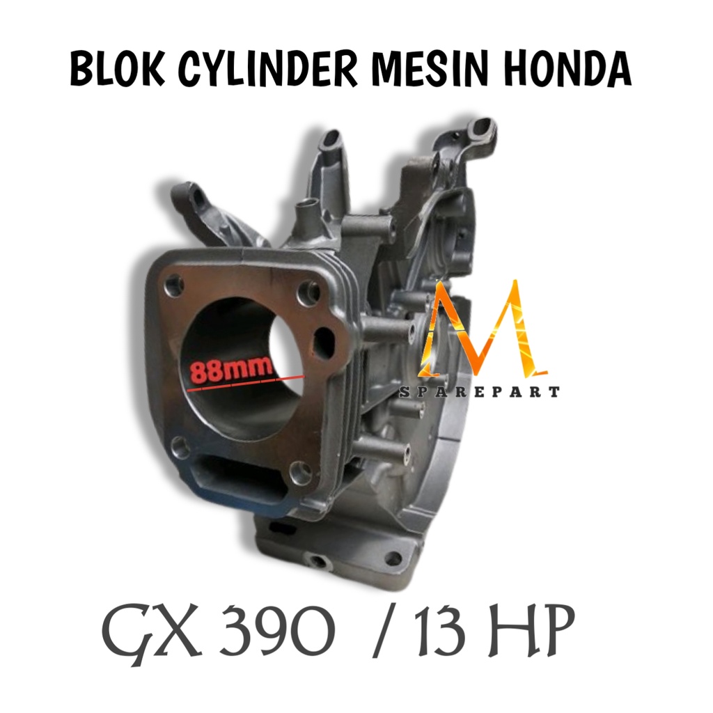 Cylinder Block Blok Boringan Mesin Gx390 Honda 13Hp