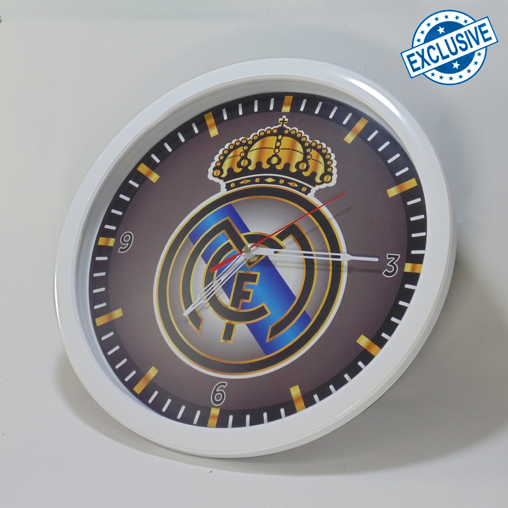 (ISTIMEWA BOSSQUE) JAM DINDING CUSTOM REAL MADRID 1