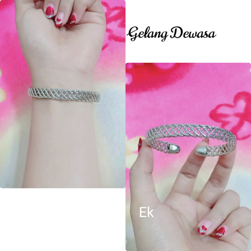 gelang silver fashion terkini
