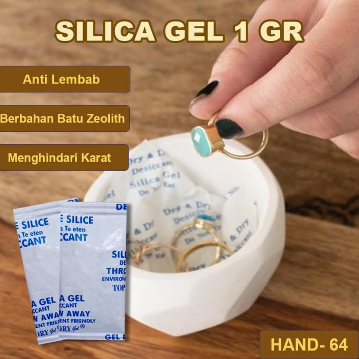 SILICA GEL 1 GR silica gel natural batuan pengatur kelembaban 1 pcs terbaru