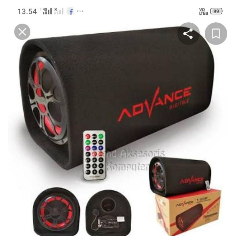 Speaker Bluetooth Advance T101BT
