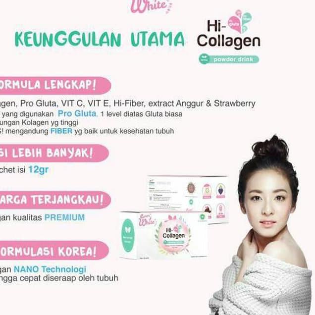 

[_09] [ORIGINAL BPOM] Ever White (Everwhite) Hi Collagen Powder Drink harga bersaing
