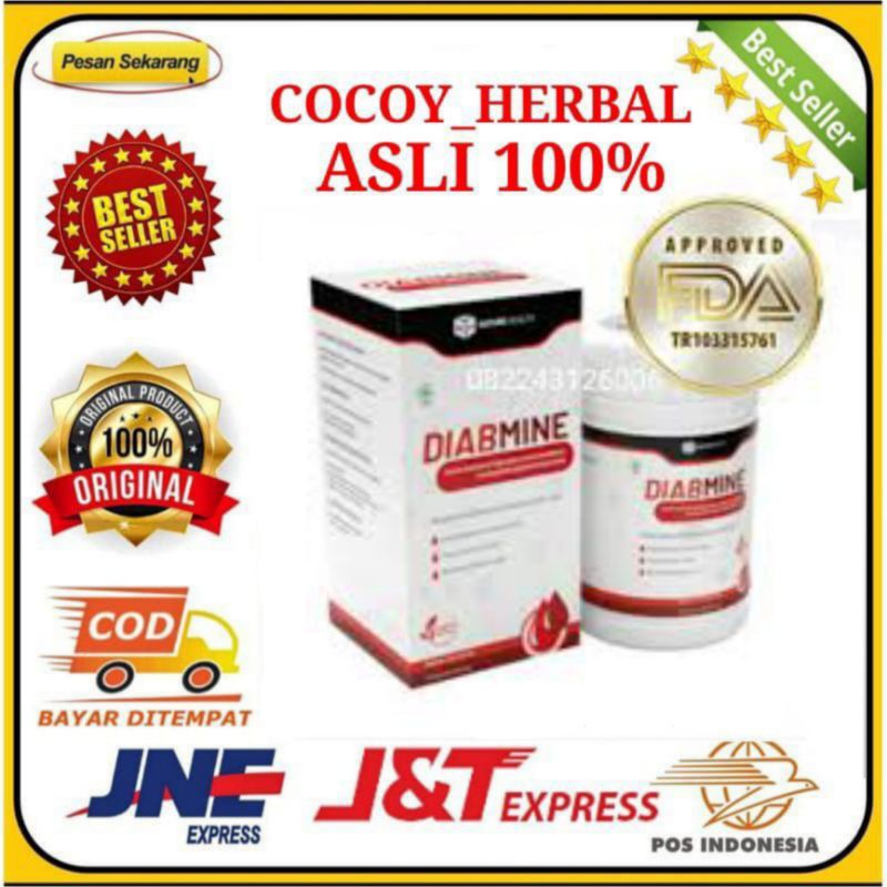 Diabmine Asli Original Obat Diabetes Kencing Manis