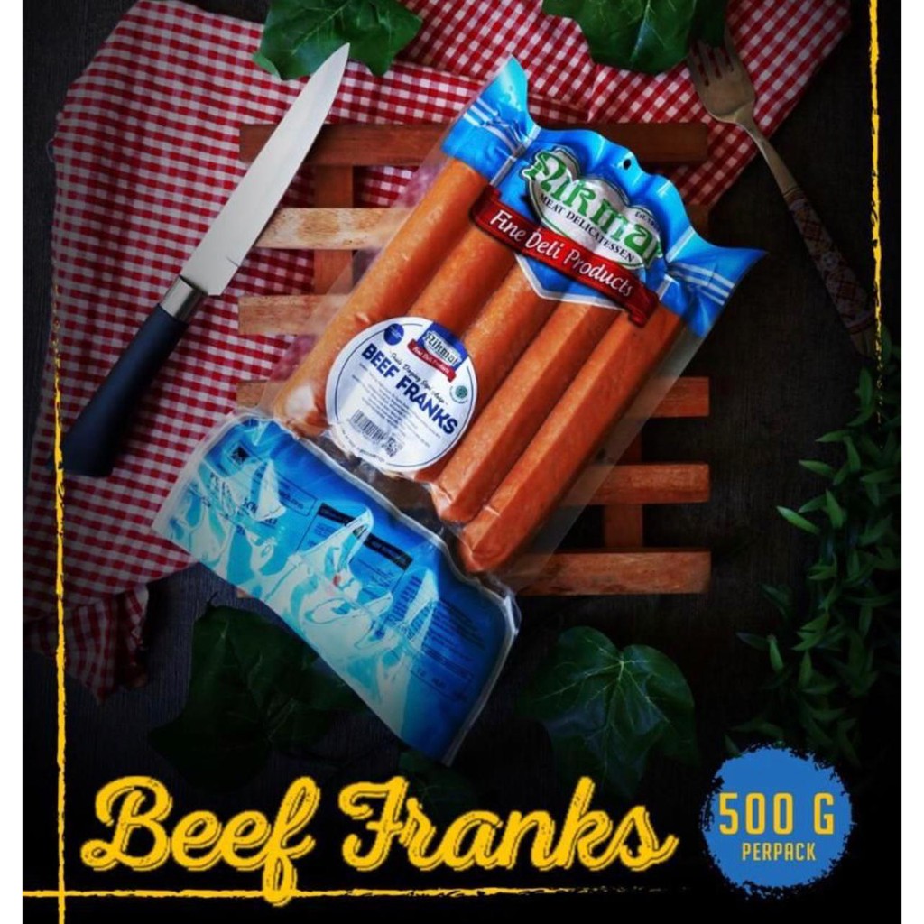 

SOSIS SAPI FRANKFURTER - NIKMAT BEEF SAUSAGE HALAL