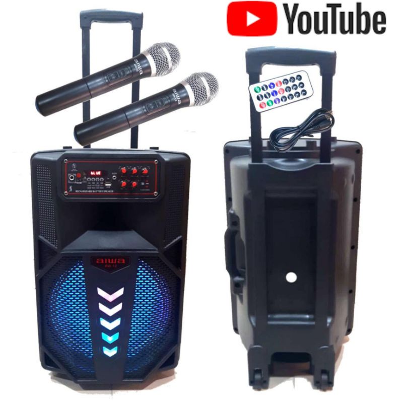 SPEAKER PORTABLE AIWA 12 INCH AW 12 BLUETOOTH