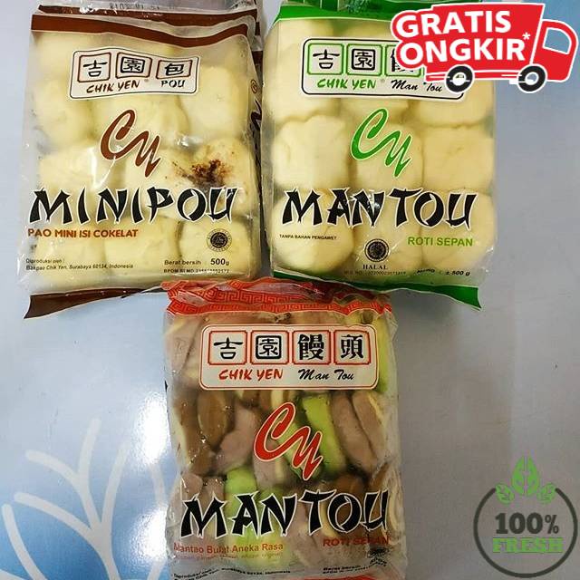 

[PASTI FRESH] MANTAU CIKYEN ISI 20 / DIKIRIM RANDOM