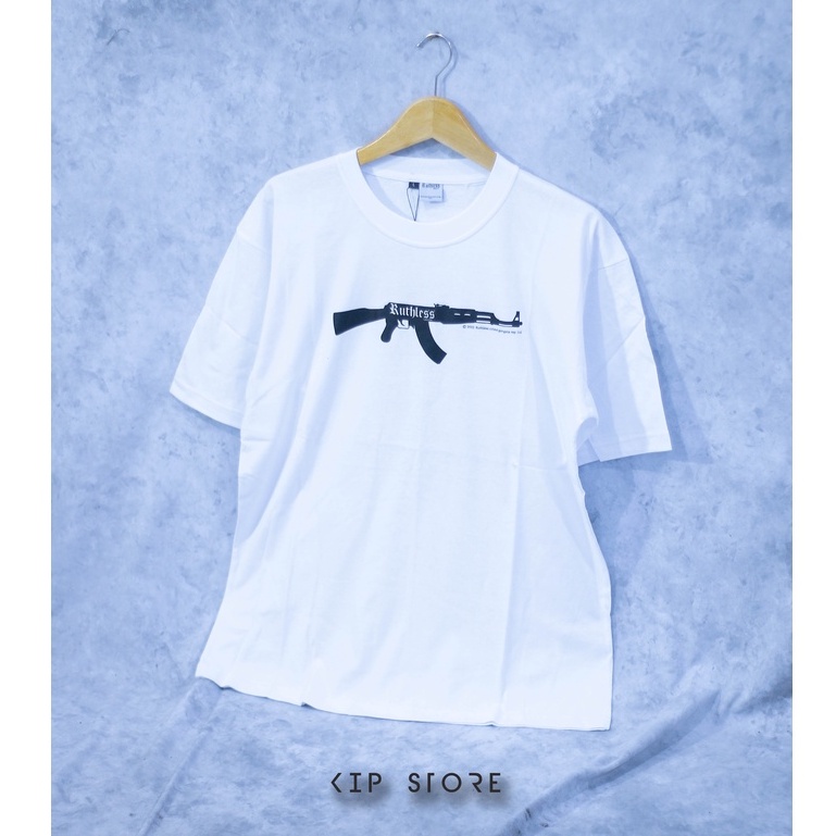 T-SHIRT RUTHLESS SOCIETY WHITE | KIP STORE