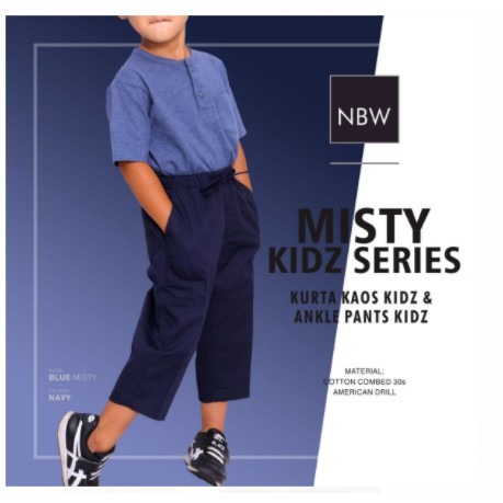 Stelan Kurta Kaos Misty Kidz &amp; Ankle Pants Kidz NBW/Nabawi Clothes