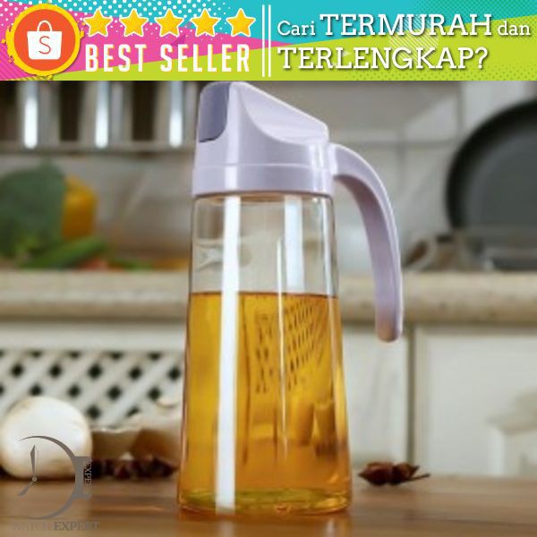 Roborobo Botol Minyak Serbaguna Seasoning Glass Jar 630ml CYX180813K0 Gray Grab Medan