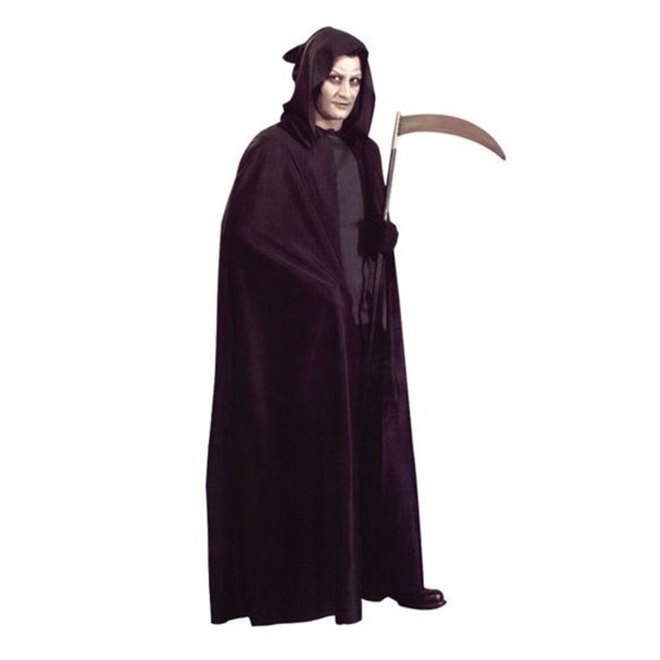 JB-01 jubah hitam halloween death reaper satan iblis vampir dracula cloak