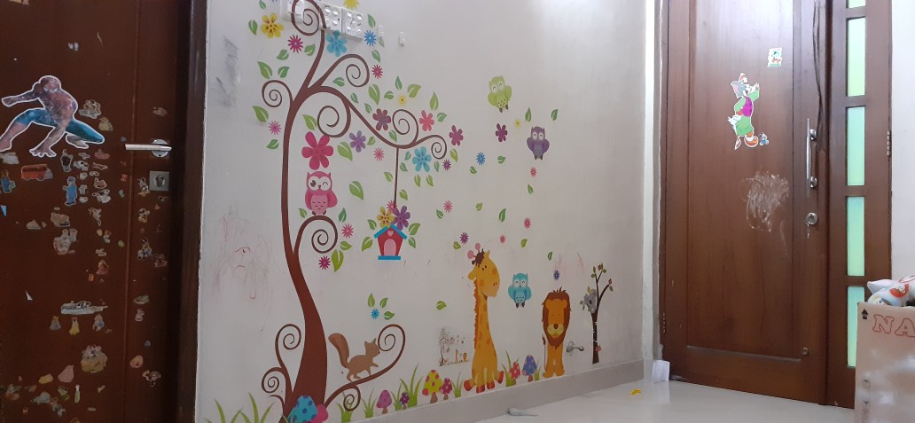 Ay9221 Animal Paradise Wallsticker Wall Stiker 60x90